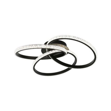 Plafonieră LED dimabilă LED/70W/230V 3000-6500K negru + telecomandă