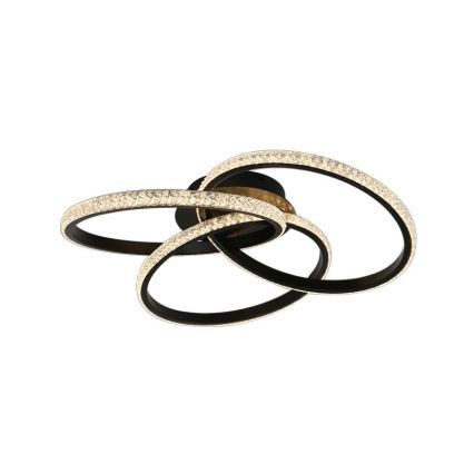 Plafonieră LED dimabilă LED/70W/230V 3000-6500K negru + telecomandă