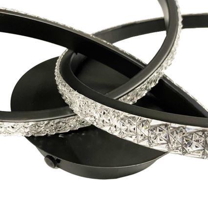 Plafonieră LED dimabilă LED/70W/230V 3000-6500K negru + telecomandă