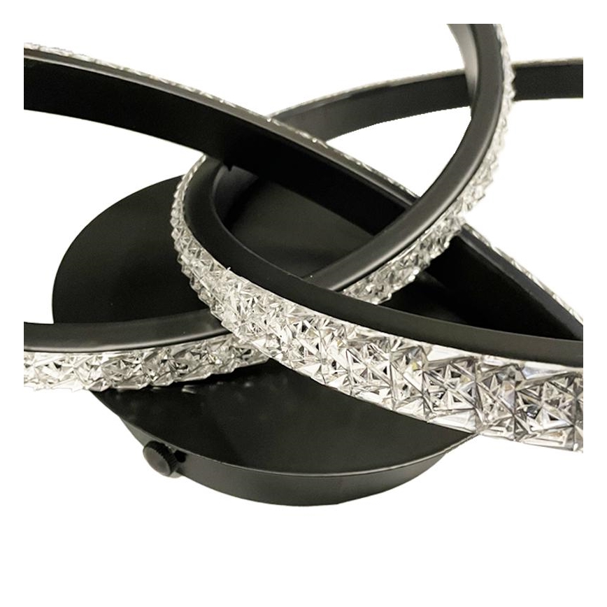 Plafonieră LED dimabilă LED/70W/230V 3000-6500K negru + telecomandă