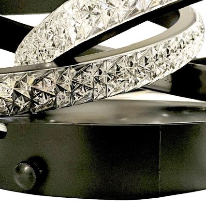 Plafonieră LED dimabilă LED/70W/230V 3000-6500K negru + telecomandă