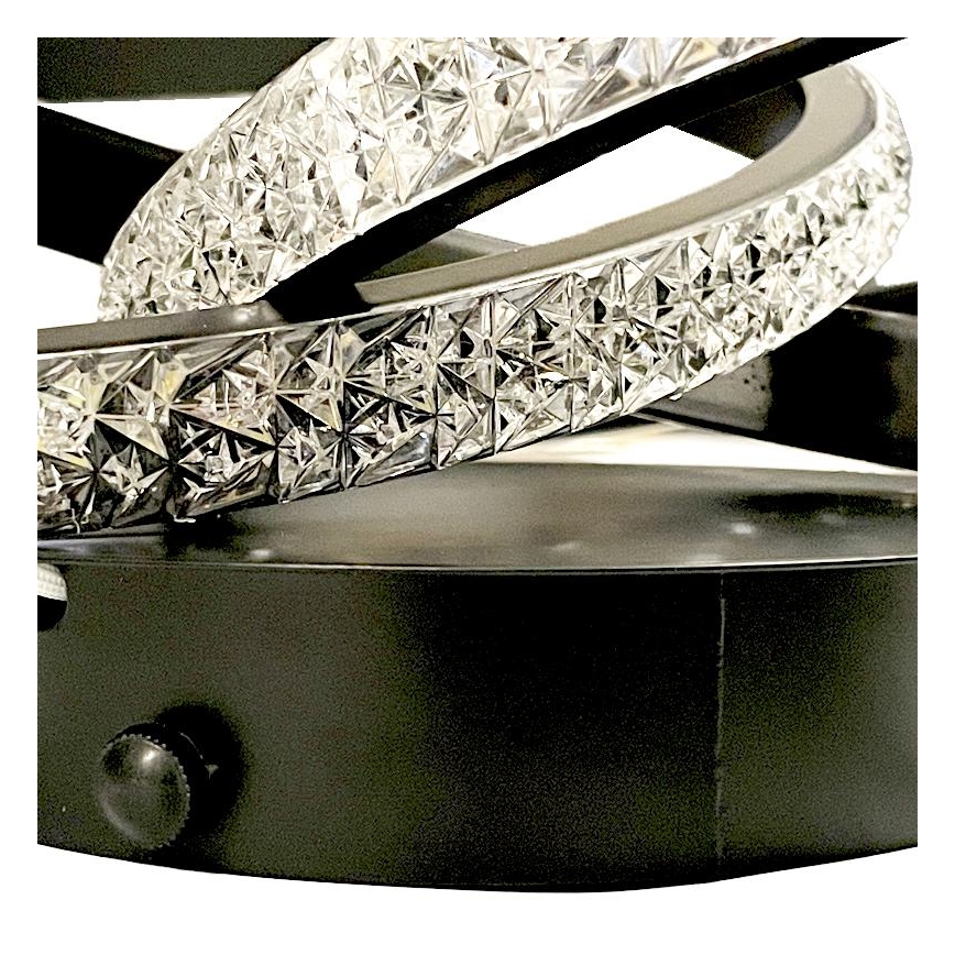 Plafonieră LED dimabilă LED/70W/230V 3000-6500K negru + telecomandă