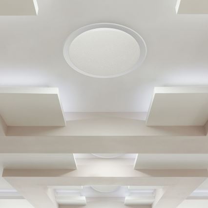 Plafonieră LED dimabilă LED/72W/230V 3000-6500K d. 67 cm alb + telecomandă