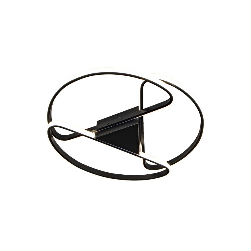 Plafonieră LED dimabilă LED/75W/230V 3000-6500K negru + telecomandă