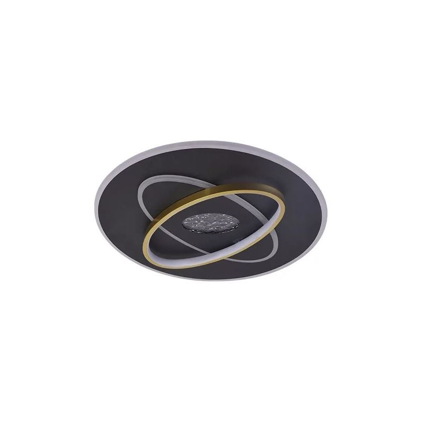 Plafonieră LED dimabilă LED/80W/230V 3000-6500K negru + telecomandă