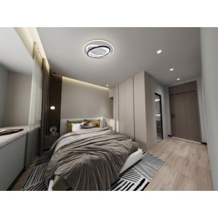 Plafonieră LED dimabilă LED/90W/230V 3000-6500K + telecomandă