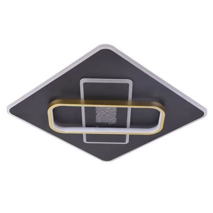 Plafonieră LED dimabilă LED/90W/230V 3000-6500K negru + telecomandă