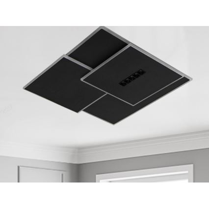 Plafonieră LED dimabilă LED/95W/230V 3000-6500K negru + telecomandă