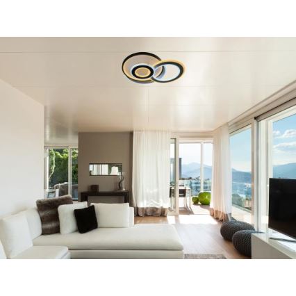 Plafonieră LED dimabilă LED/95W/230V 3000-6500K + telecomandă