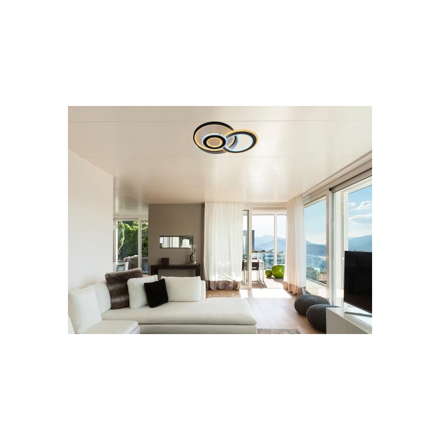 Plafonieră LED dimabilă LED/95W/230V 3000-6500K + telecomandă
