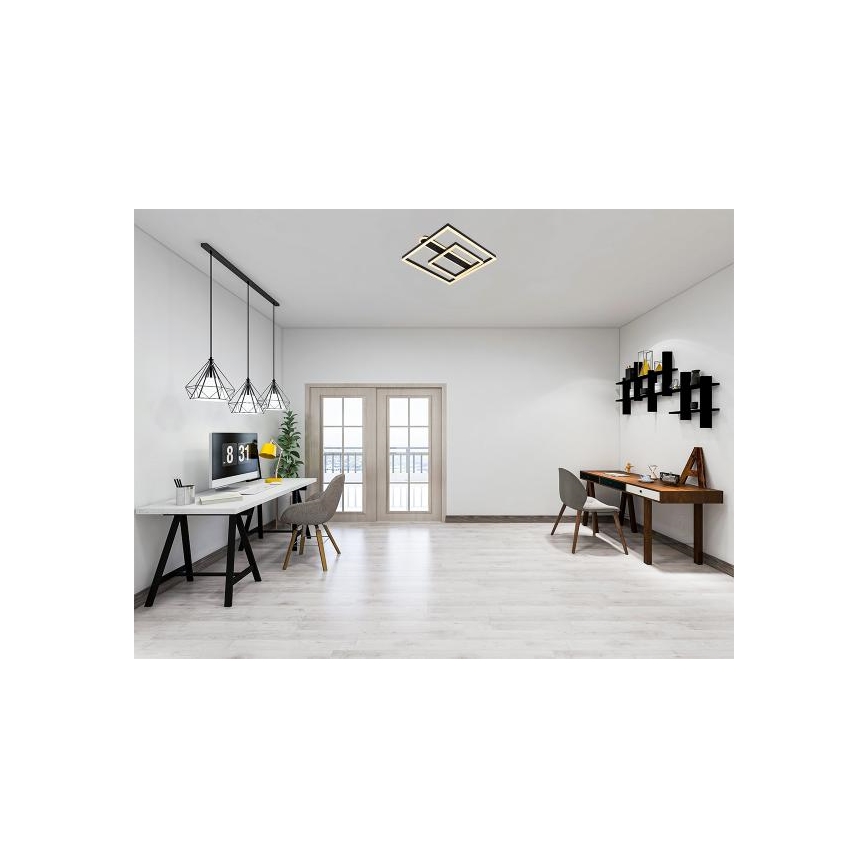 Plafonieră LED dimabilă LED/95W/230V 3000-6500K + telecomandă