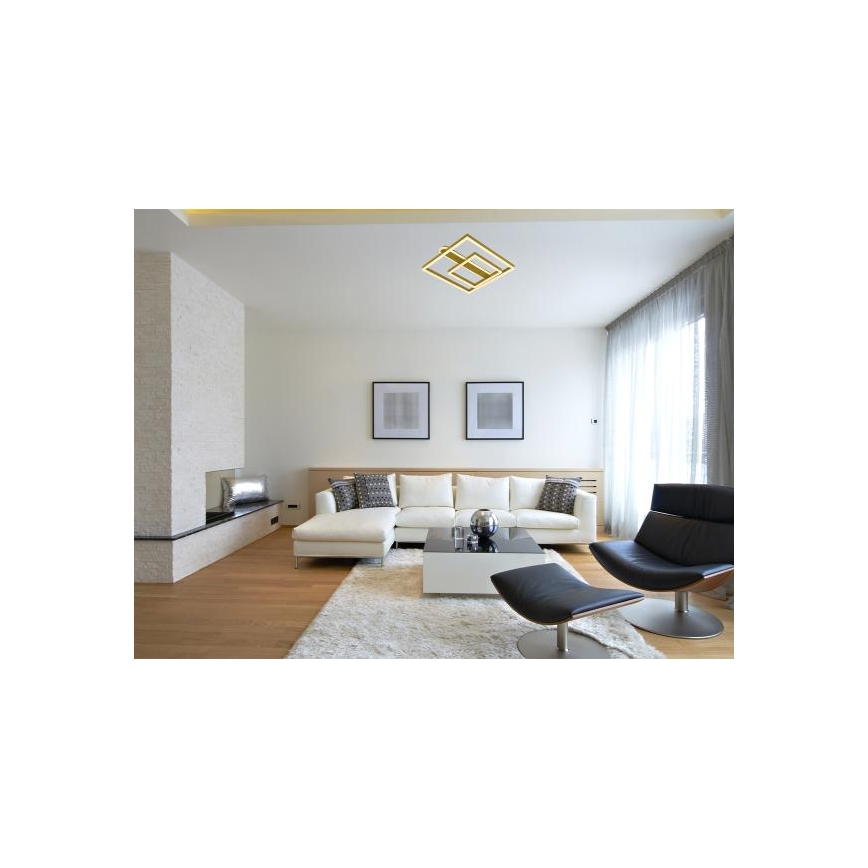 Plafonieră LED dimabilă LED/95W/230V 3000-6500K + telecomandă