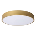 Plafonieră LED dimabilă Lucide 79185/40/02 UNAR LED/24W/230V d. 39,5 cm auriu