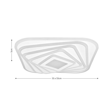 Plafonieră LED dimabilă MODERN LED/210W/230V 2700-6500K Brilagi + telecomandă