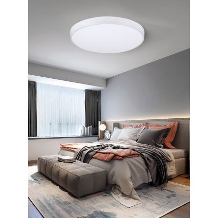 Plafonieră LED dimabilă NEO LITE AREAS LED/24W/230V Tuya Wi-Fi albă Immax NEO 07149-W40 + telecomandă