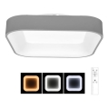 Plafonieră LED dimabilă NEST LED/40W/230V 3000-6500K gri + telecomandă