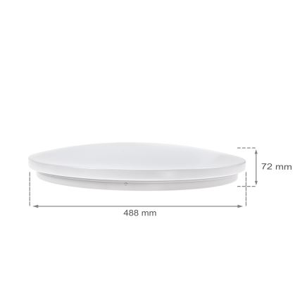 Plafonieră LED dimabilă NYMPHEA LED/36W/230V 2700-6500K Wi-Fi Tuya