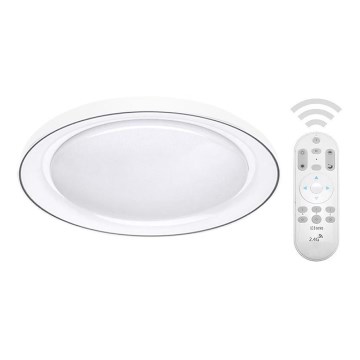 Plafonieră LED dimabilă OPAL LED/24W/230V + telecomandă