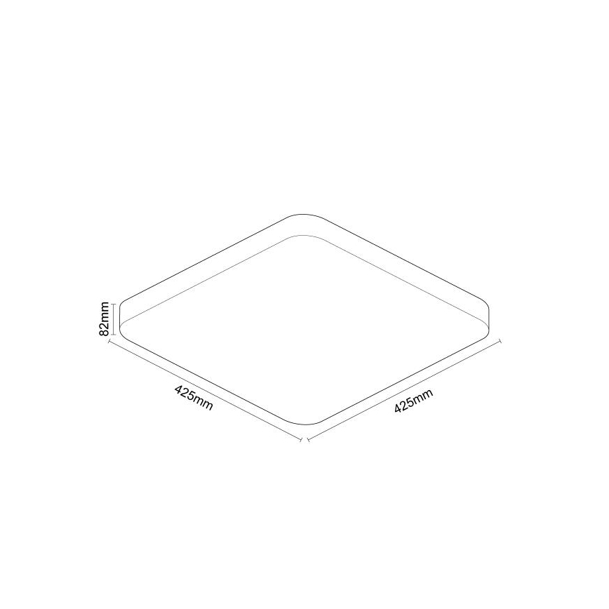 Plafonieră LED dimabilă OPAL LED/48W/230V 2700-6500K Wi-Fi Tuya alb + telecomandă