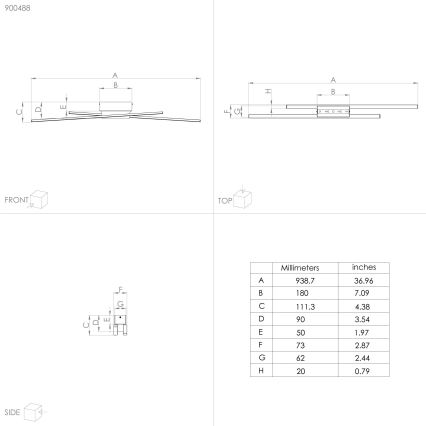 Plafonieră LED dimabilă 2xLED/13W/230V Eglo
