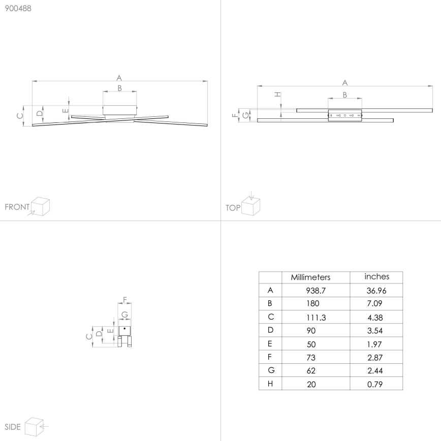 Plafonieră LED dimabilă 2xLED/13W/230V Eglo
