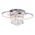 Plafonieră LED dimabilă Paul Neuhaus 6267-17 ROTAZO LED/32W/230V d. 45 cm crom