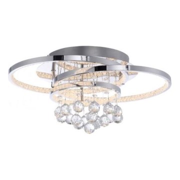 Plafonieră LED dimabilă Paul Neuhaus 6267-17 ROTAZO LED/32W/230V d. 45 cm crom