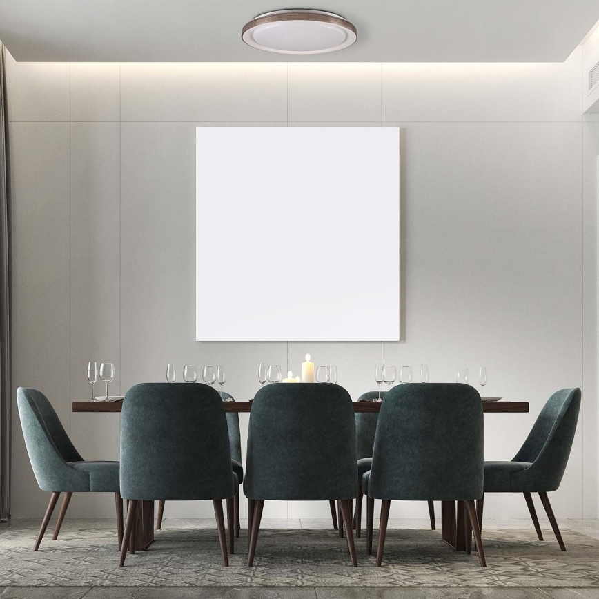 Plafonieră LED dimabilă pentru baie GRAŻYNA LED/72W/230V 3000-6000K d. 51 cm IP44 + telecomandă