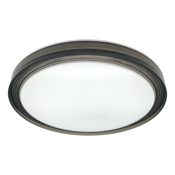 Plafonieră LED dimabilă pentru baie HALINA LED/48W/230V 3000-6000K d. 38 cm negru + telecomandă