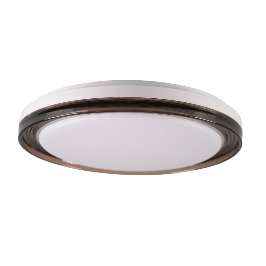 Plafonieră LED dimabilă pentru baie HALINA LED/48W/230V 3000-6000K d. 38 cm negru + telecomandă