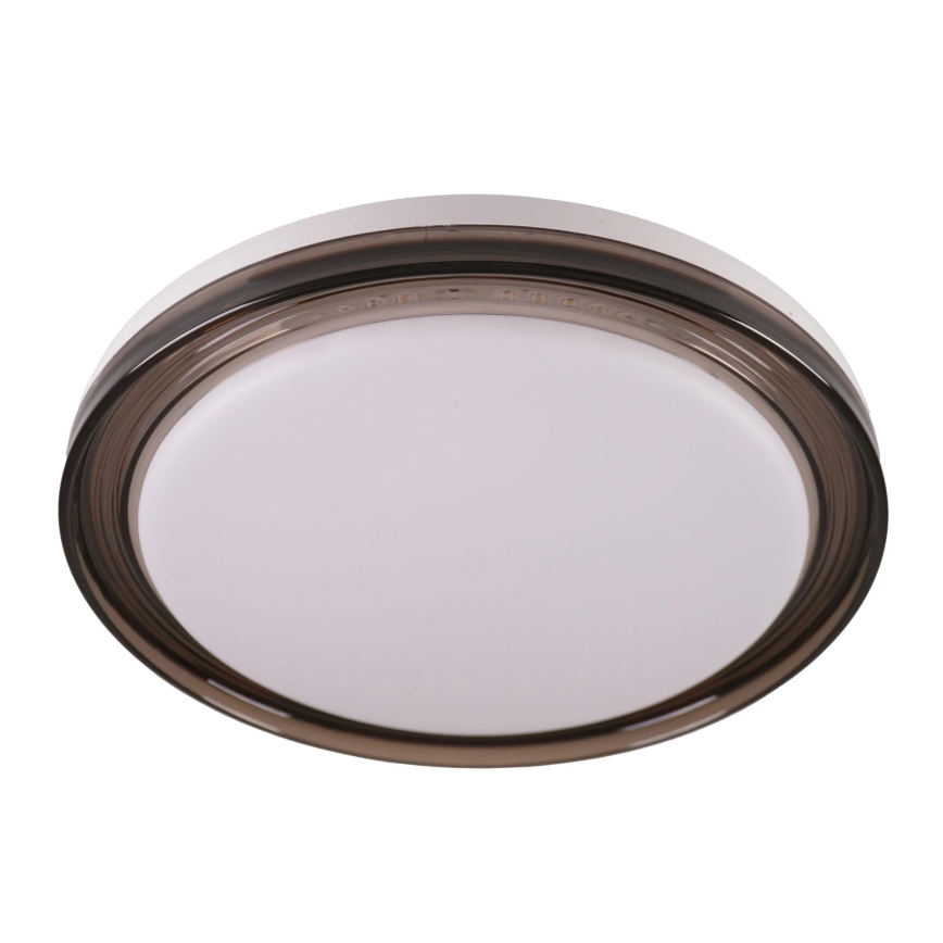 Plafonieră LED dimabilă pentru baie HALINA LED/48W/230V 3000-6000K d. 38 cm negru + telecomandă