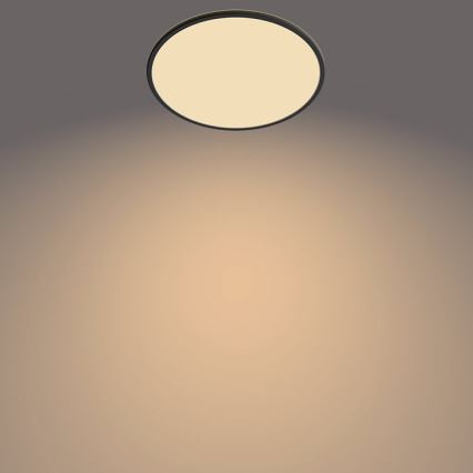 Plafonieră LED dimabilă pentru baie SUPERSLIM SCENE SWITCH LED/15W/230V IP54 negru Philips