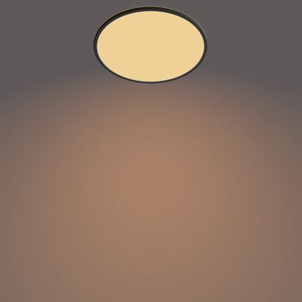 Plafonieră LED dimabilă pentru baie SUPERSLIM SCENE SWITCH LED/15W/230V IP54 negru Philips