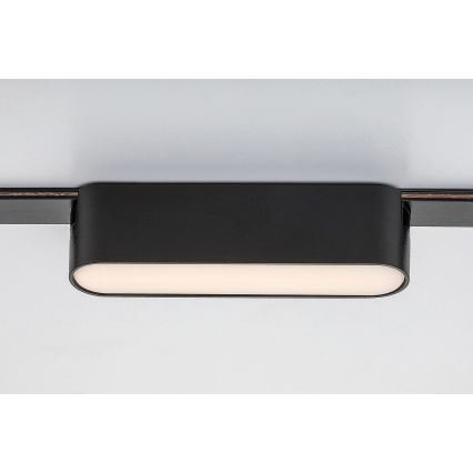 Plafonieră LED dimabilă pentru sistem de șină monofazic Rabalux LED/6W/24V 2700-5500K Wi-Fi Tuya 11,5 cm negru