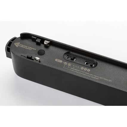 Plafonieră LED dimabilă pentru sistem de șină monofazic Rabalux LED/16W/24V 2700-5500K Wi-Fi Tuya 33 cm negru