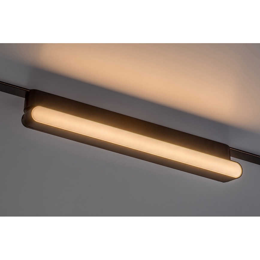 Plafonieră LED dimabilă pentru sistem de șină monofazic Rabalux LED/13W/24V 2700-5500K Wi-Fi Tuya 33 cm negru