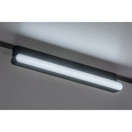 Plafonieră LED dimabilă pentru sistem de șină monofazic Rabalux LED/13W/24V 2700-5500K Wi-Fi Tuya 33 cm negru
