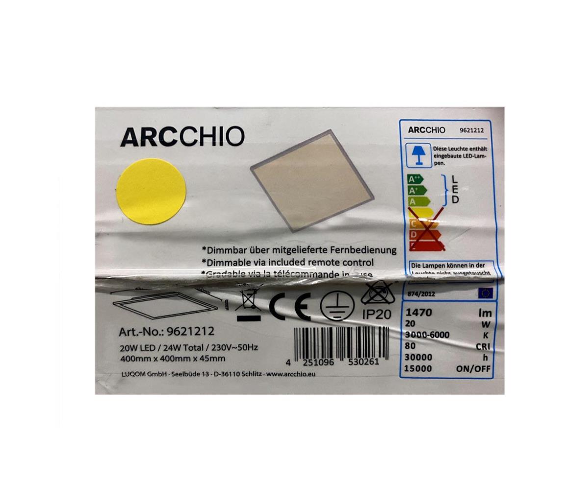 Plafonieră LED dimabilă PHILIA LED/20W/230V 3000-6000K Arcchio + telecomandă