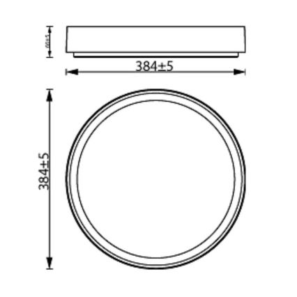 Plafonieră LED dimabilă Philips HANNO SCENE SWITCH LED/24W/230V 4000K alb