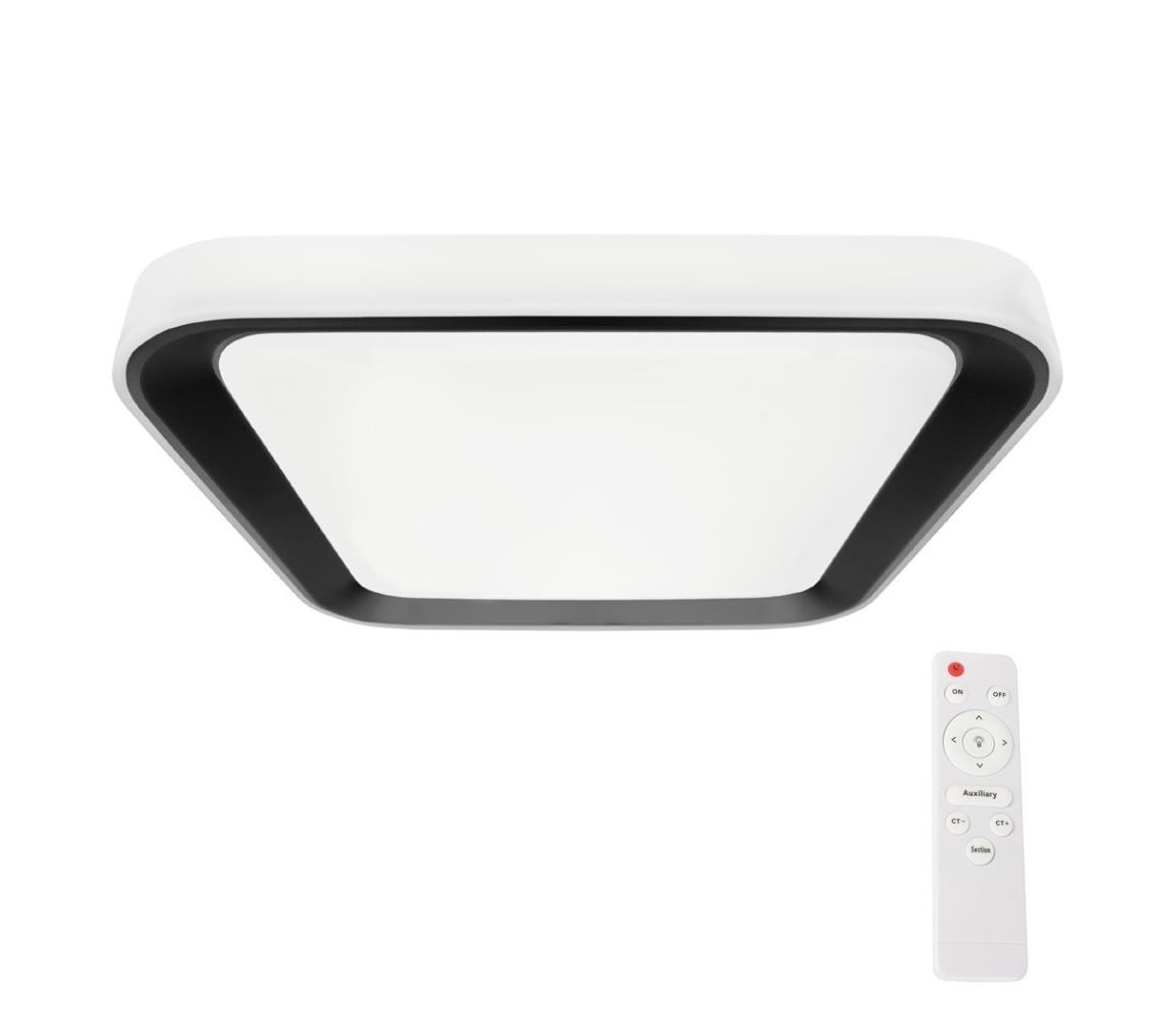 Plafonieră LED dimabilă QUADRO LED/38W/230V 3000-6000K albă/neagră + telecomandă