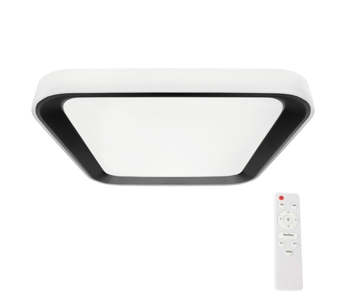 Plafonieră LED dimabilă QUADRO LED/66W/230V 3000-6000K albă/neagră + telecomandă