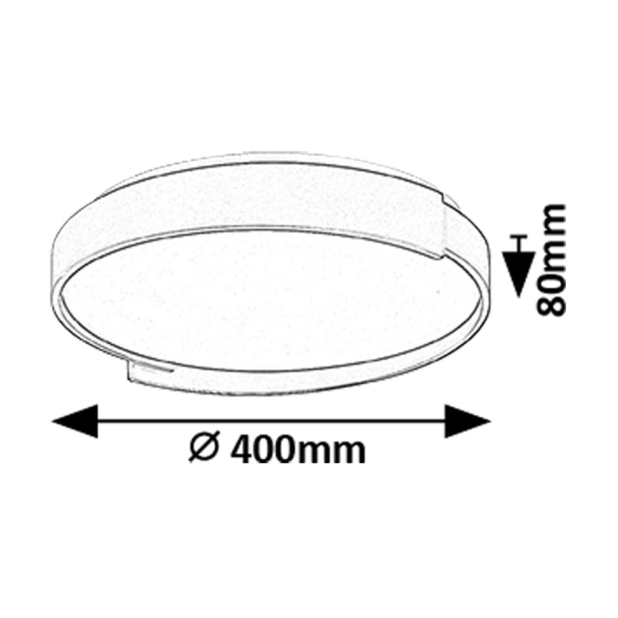Plafonieră LED dimabilă Rabalux LED/24W/230V 3000-6500K + telecomandă