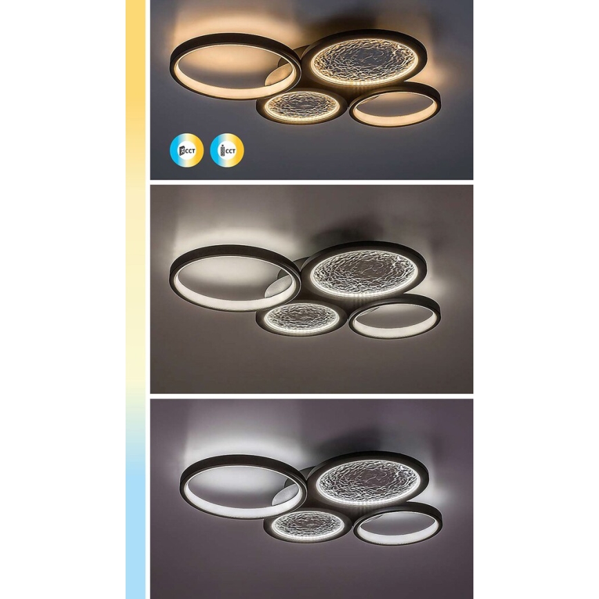 Plafonieră LED dimabilă Rabalux LED/40W/230V 3000-6500K + telecomandă