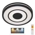 Plafonieră LED dimabilă RIPPLE LED/24W/230V 3000-6500K Briloner + telecomandă