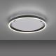 Plafonieră LED dimabilă RITUS LED/20W/230V neagră Leuchten Direkt 15391-13