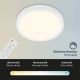 Plafonieră LED dimabilă RUNA LED/18W/230V 2700-6500K alb Briloner 3701-016 + telecomandă