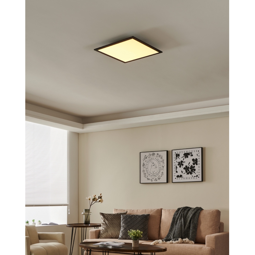 Plafonieră LED dimabilă LED/21,5W/230V negru ZigBee Eglo