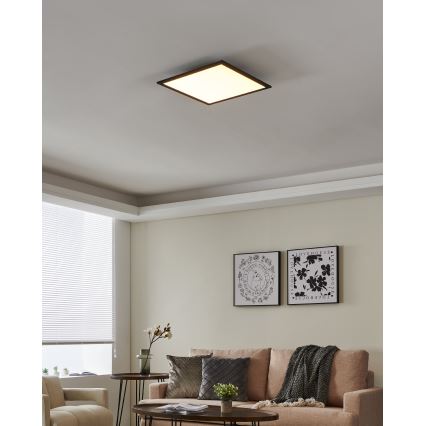 Plafonieră LED dimabilă LED/21,5W/230V negru ZigBee Eglo