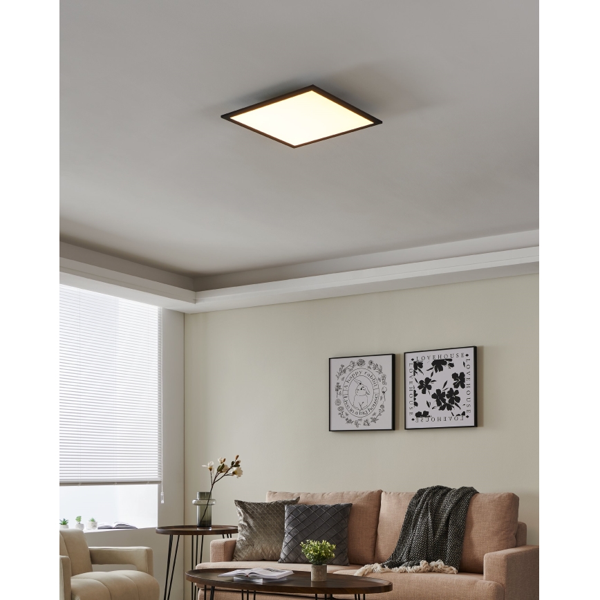 Plafonieră LED dimabilă LED/21,5W/230V negru ZigBee Eglo