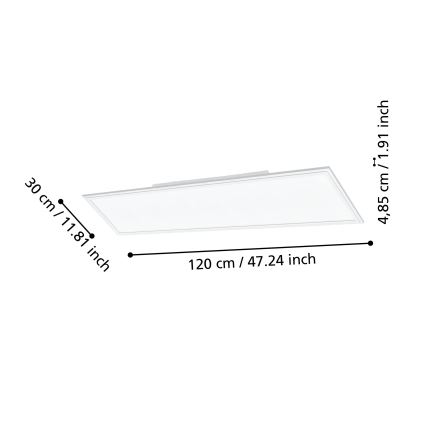 Plafonieră LED dimabilă LED/33,5W/230V alb ZigBee Eglo